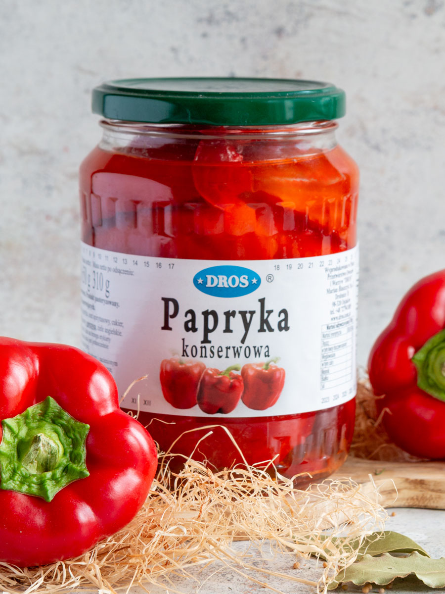 Papryka konserwowa Papryka konserwowa w słoiku
